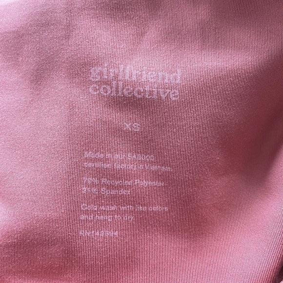 SzXS Girlfriend Collective High Rise compressive tights in Primrose. EUC - Picture 9 of 13